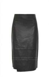 Vince Slit Leather Skirt   Nordstrom at Nordstrom